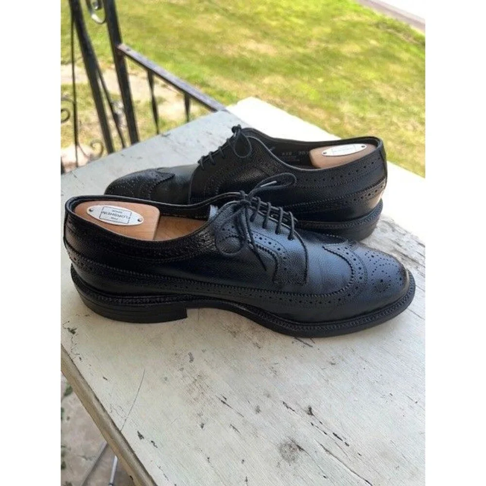 O’Sullivan Executive Imperial VTG Men's Longwings Dress Shoes Sz 8EEEE Black